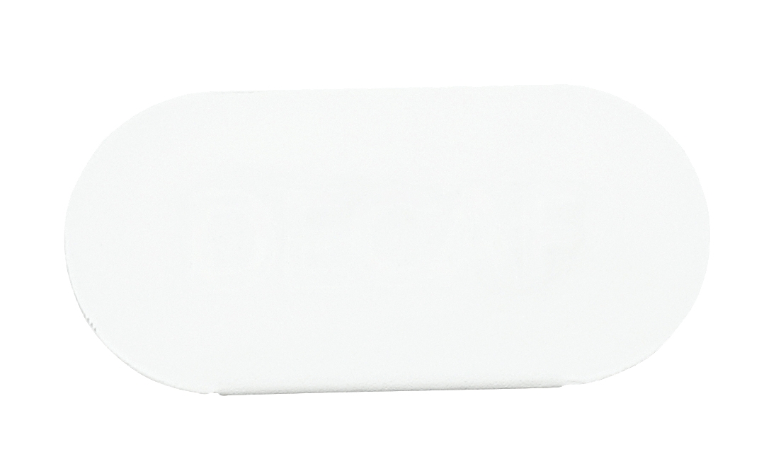 Cal Mil Juno Oval Blank Tent, 4.5 inch Width x 2 inch Height