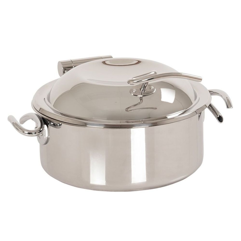 Cal-Mil Silver 5 Liter Induction Pot, 13 x 13 x 8 inch