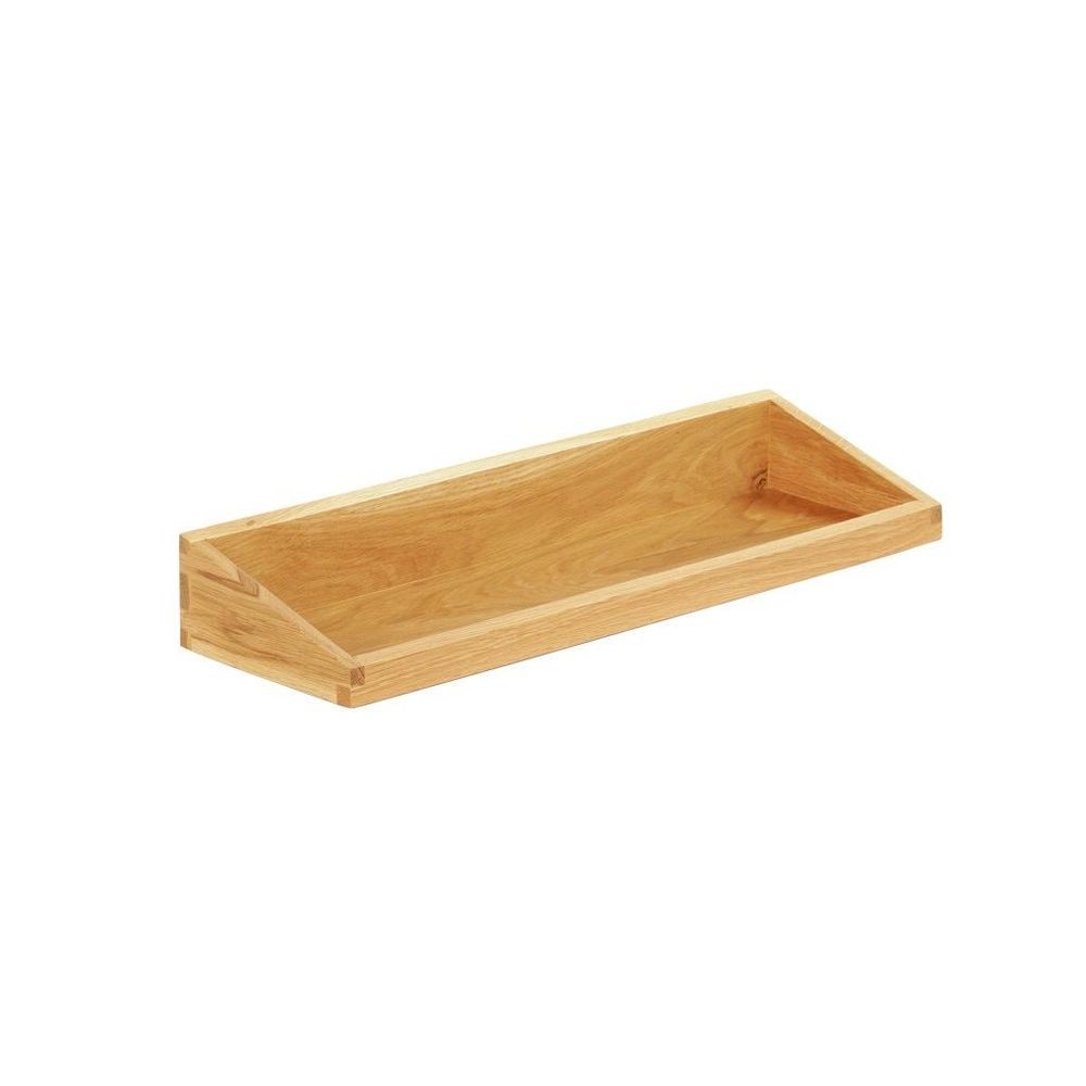 Cal-Mil Sydney Oak Angle Tray, 6 inch Width x 10 inch Depth x 3 inch Height