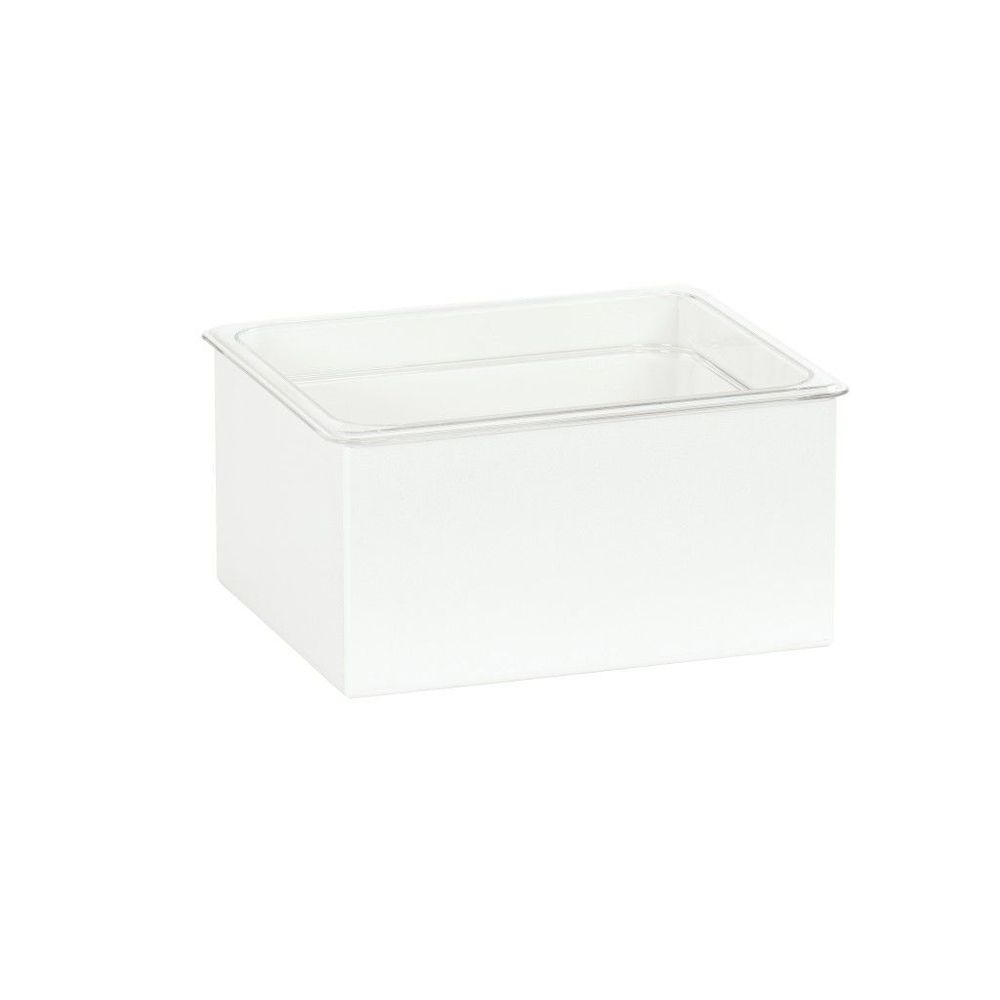 Cal-Mil White Classic Ice Housing, 12 inch Width x 10 inch Depth x 6 inch Height
