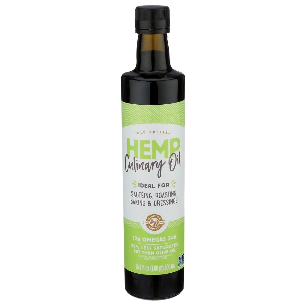 Manitoba Harvest Hemp Culinary Oil, 16.9 Fluid Ounce -- 6 per case