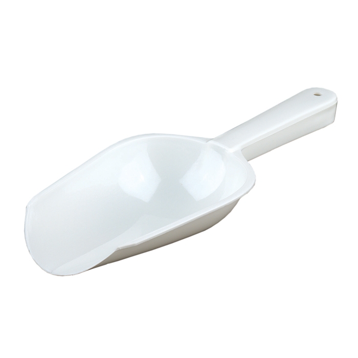 Yoshi Party Tray Plastic White Ice Scoop, 10 Inch -- 48 Per Case