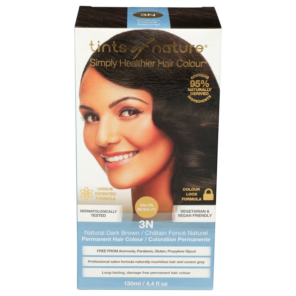 Tints Of Nature 3N Natural Dark Brown Permanent Hair Color, 4.4 Fluid Ounce