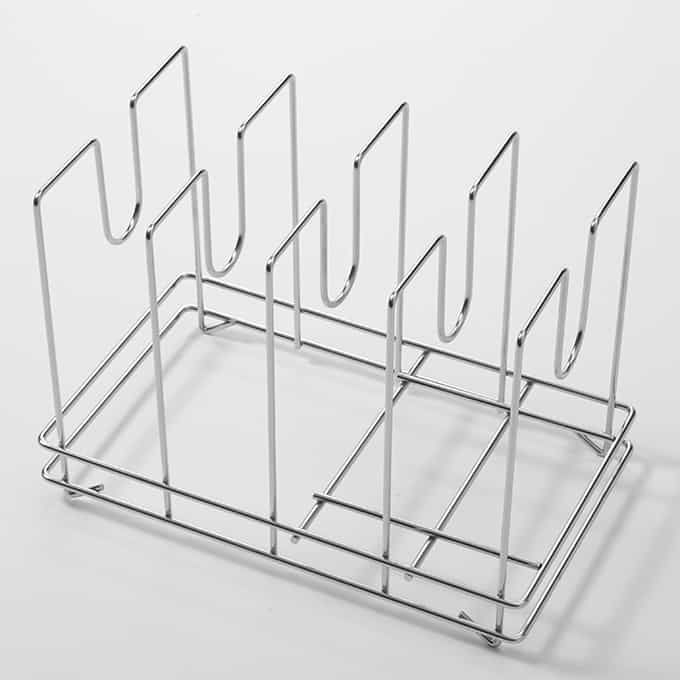 American Metalcraft Chrome-Plated Steel Pizza Screen Rack, 10 1/2 inch Height