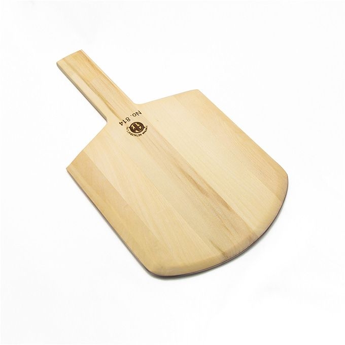 American Metalcraft Deluxe Wood Blade Short Handle Pizza Peel, 12 x 13 inch Blade