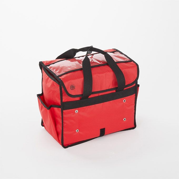 American Metalcraft Red Deluxe Sandwich Delivery Bag, 15 inch x 9 inch x 12 inch