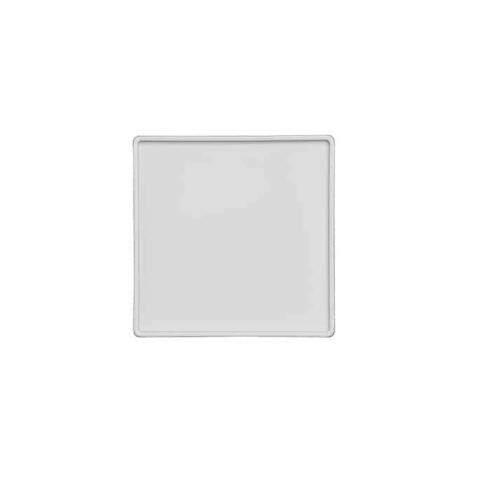 American Metalcraft Unity Collection Square Melamine Mocha Plate, 6 inch