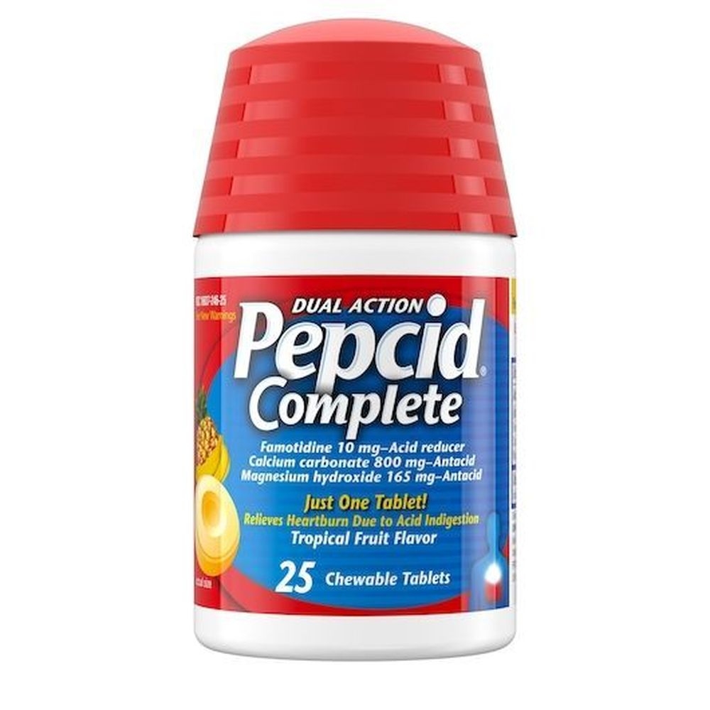 Pepcid Tropical Fruit Chew Tablet, 25 count -- 36 per case