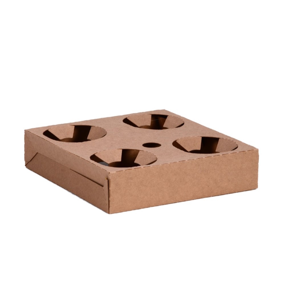 Southern Champion Tray 4-Cup Drink Carrier, 32 Ounce Cups -- 300 per case