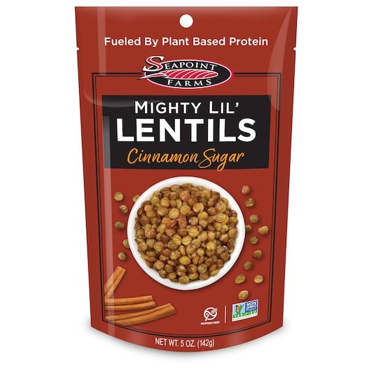 Seapoint Farms Mighty Lil Cinnamon Sugar Lentils, 5 Ounce -- 12 per case