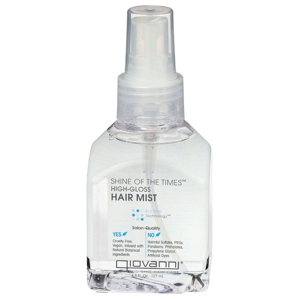 Giovanni Shine Of The Times High Gloss Hair Mist Spray, 4.3 Ounce -- 3 per case