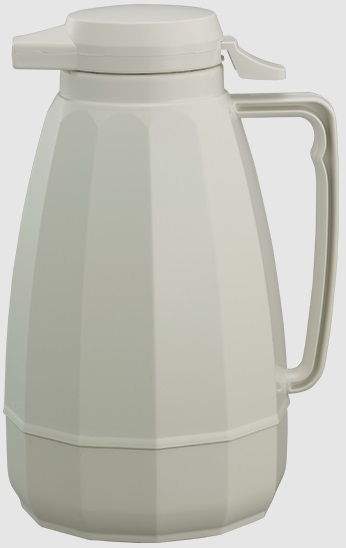 Service Ideas New Generation White Foam Insulated Server, 1 Liter Capacity