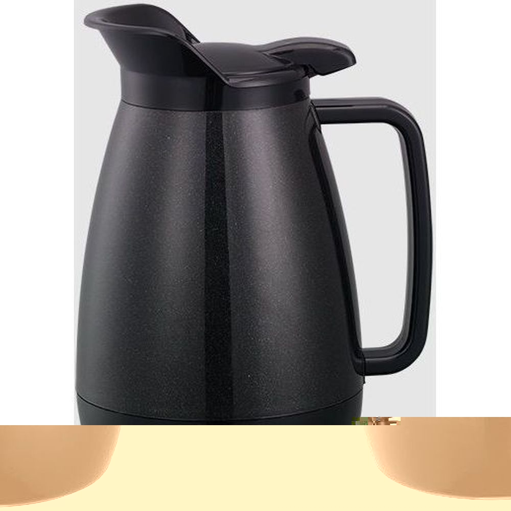 Service Ideas Thermo Serv Metallic Black Finish Foam Insulated Server with Flip Top Lid, 0.6 Liter Capacity -- 6 per case