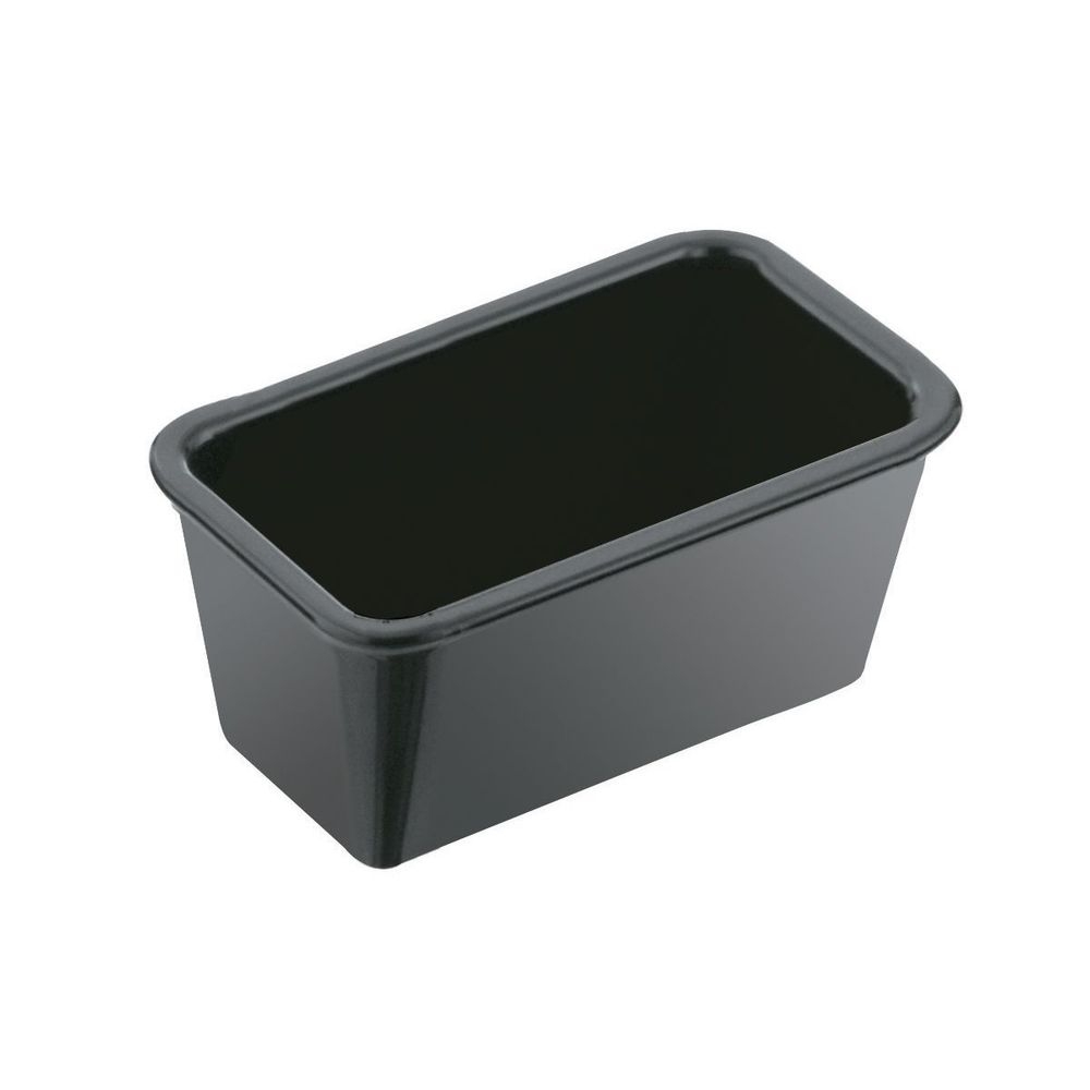 Service Ideas Black Plastic Sugar Packet Holder, 2.75 inch Width x 2.25 inch Height -- 12 per case