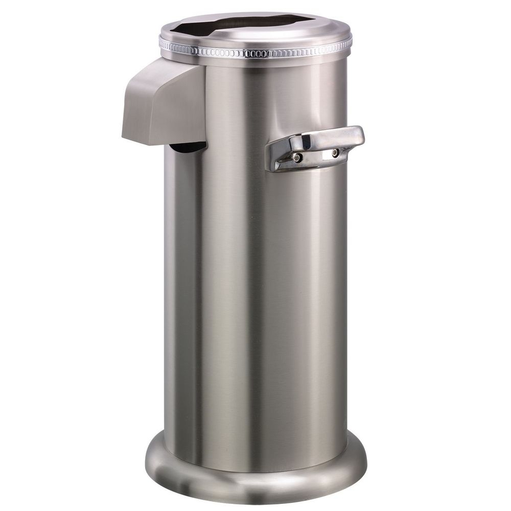 Service Ideas Stainless Steel Brushed Finish Universal Airpot Cover-Up, 7 x 16 inch