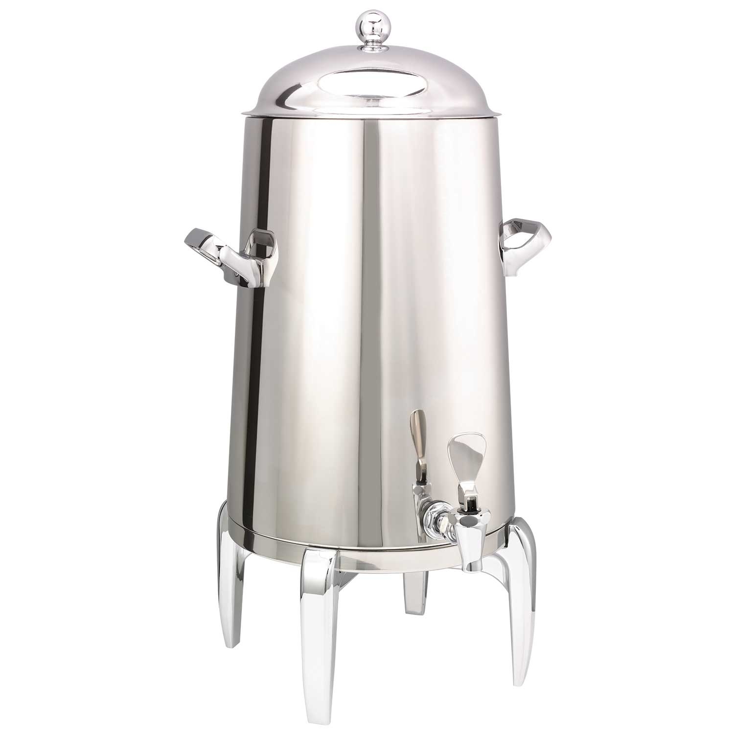 Service Ideas Flame Free Thermo-Urn Polished Stainless Modern Style Vacuum Insulated Urn, 5 Gallon Capacity