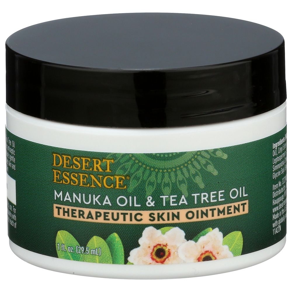 Desert Essence Manuka Oil and Tea Tree Oil Therapeutic Skin Ointment, 1 Fluid Ounce