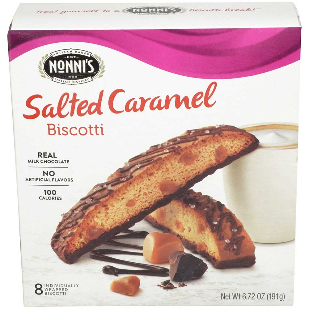 Nonnis Salted Caramel Biscotti, 6.72 Ounce -- 6 per case