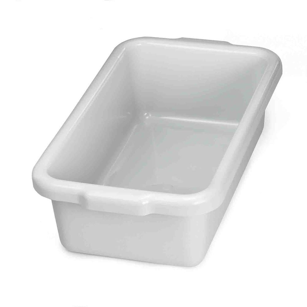 Tablecraft High Density Polyethylene Gray Under Counter Tote Box, 20.75 x 12 x 6.125 inch -- 12 per case