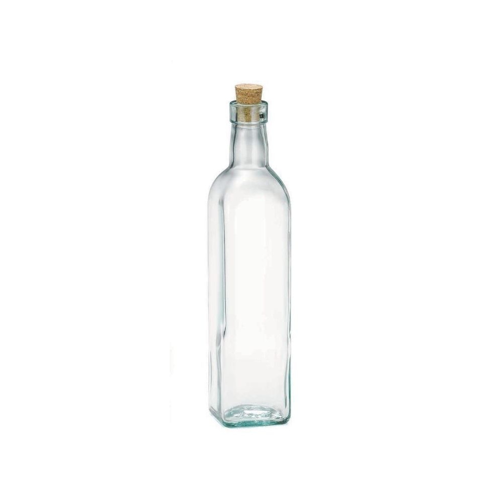 Tablecraft Prima Oil and Vinegar Bottle with Cork, 16 Ounce Capacity -- 12 per case