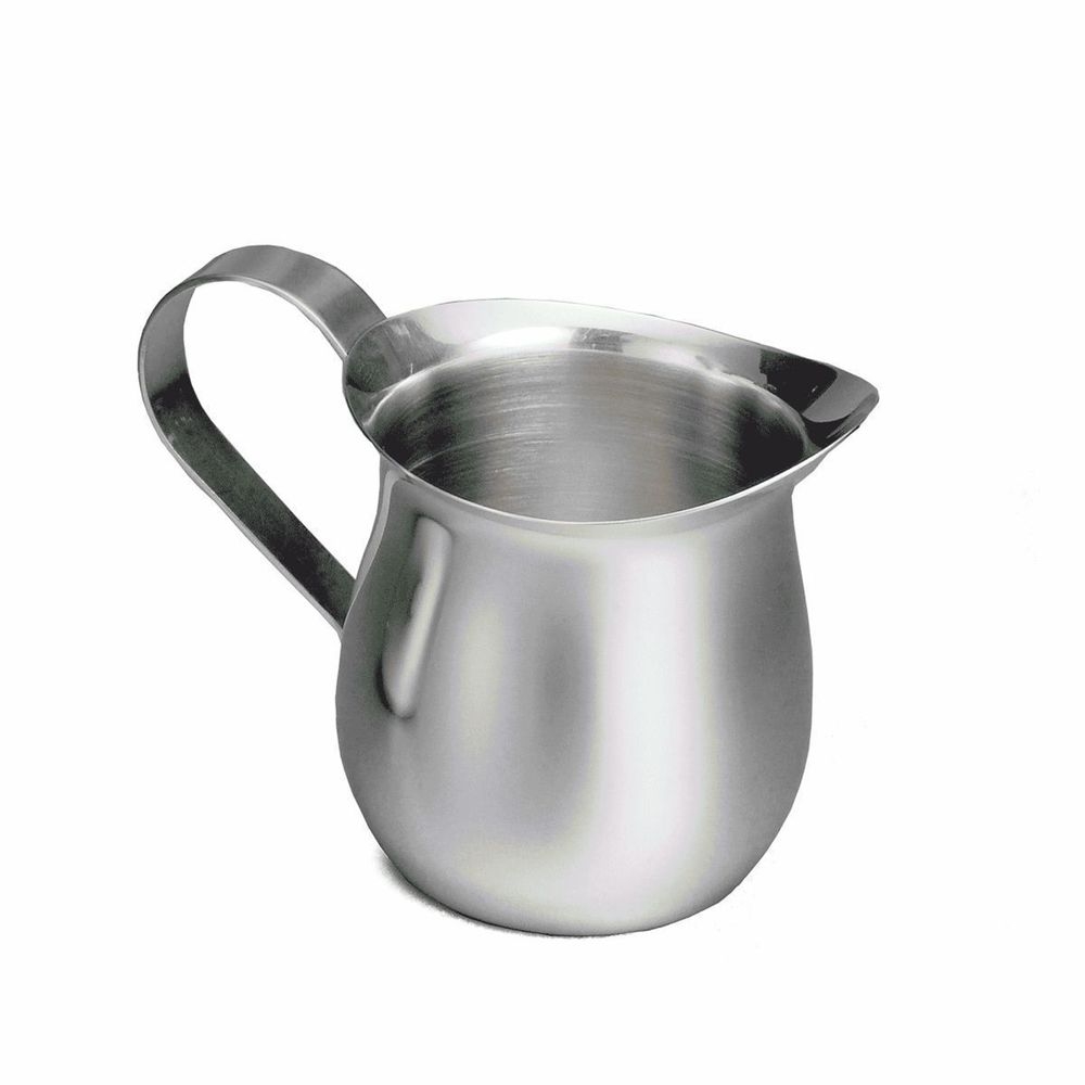 Tablecraft Stainless Steel Mirror Finish Bell Creamer, 3 Ounce Capacity