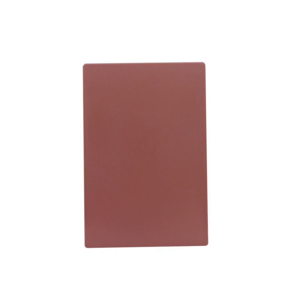 Tablecraft Polyethylene Brown Rectangular Cutting Board, 20 x 15 x 0.5 inch