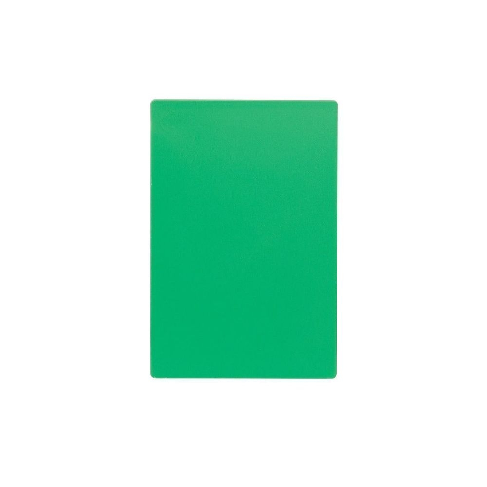 Tablecraft Green Polyethylene Rectangular Cutting Board, 24 x 18 x 0.5 inch