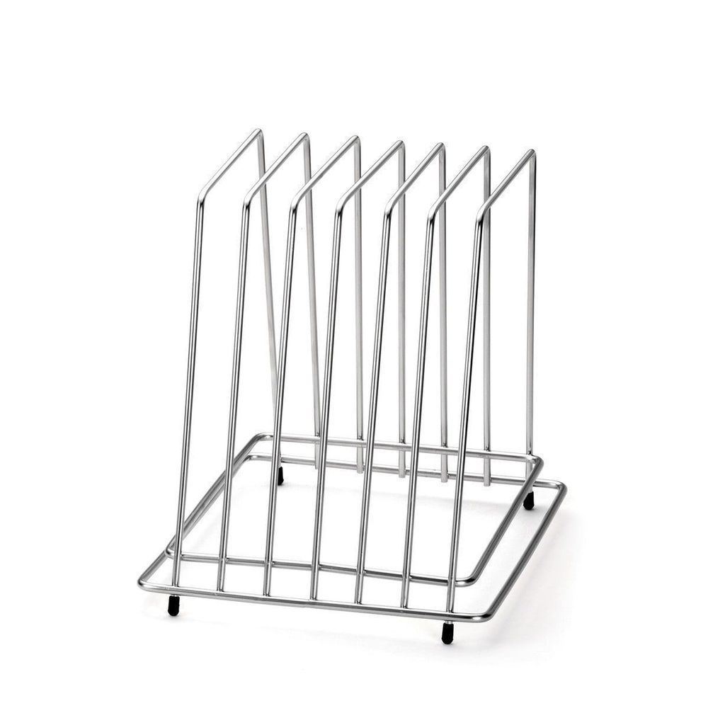 Tablecraft Stainless Steel Cutting Board Rack, 12 x 9.25 x 10.625 inch