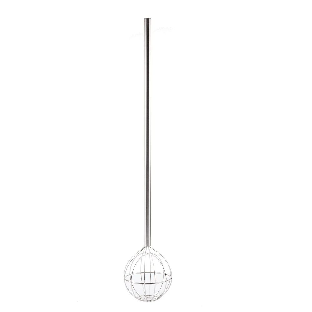Tablecraft Stainless Steel Kettle Whip, 8.25 x 8.25 x 48 inch