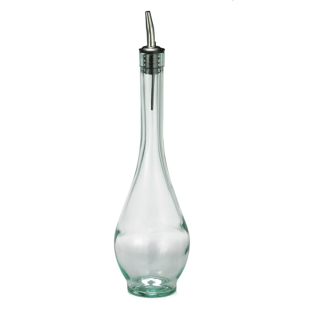Tablecraft Siena Olive Oil Bottle with Stainless Steel Pourer, 16 Ounce Capacity -- 6 per case