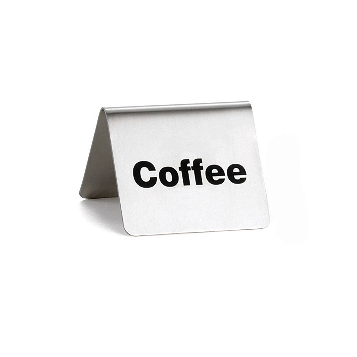 Tablecraft Stainless Steel Coffee Tent, 2.5 x 2 inch