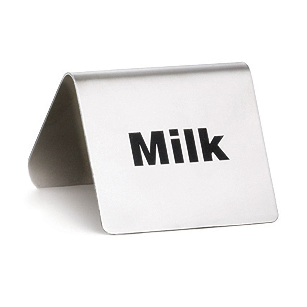 Tablecraft Stainless Steel Milk Tent, 2.5 x 2 inch