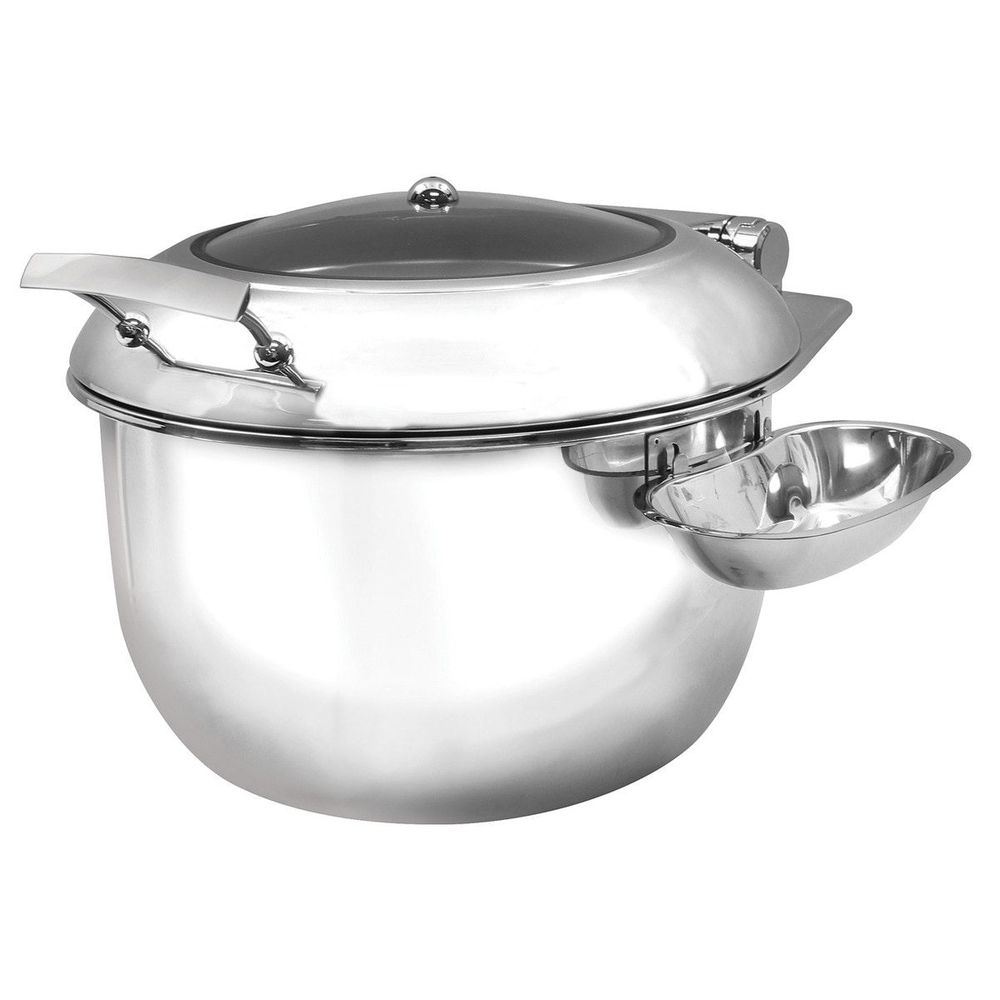 Tablecraft Quick View Stainless Steel Soup Induction Server, 16.25 x 19.25 x 13 inch