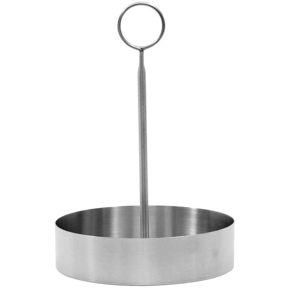 Tablecraft Versa Rack Round Brushed 18/8 Stainless Steel Versa Rack, 6.86 x 6.86 x 10 inch -- 2 per case