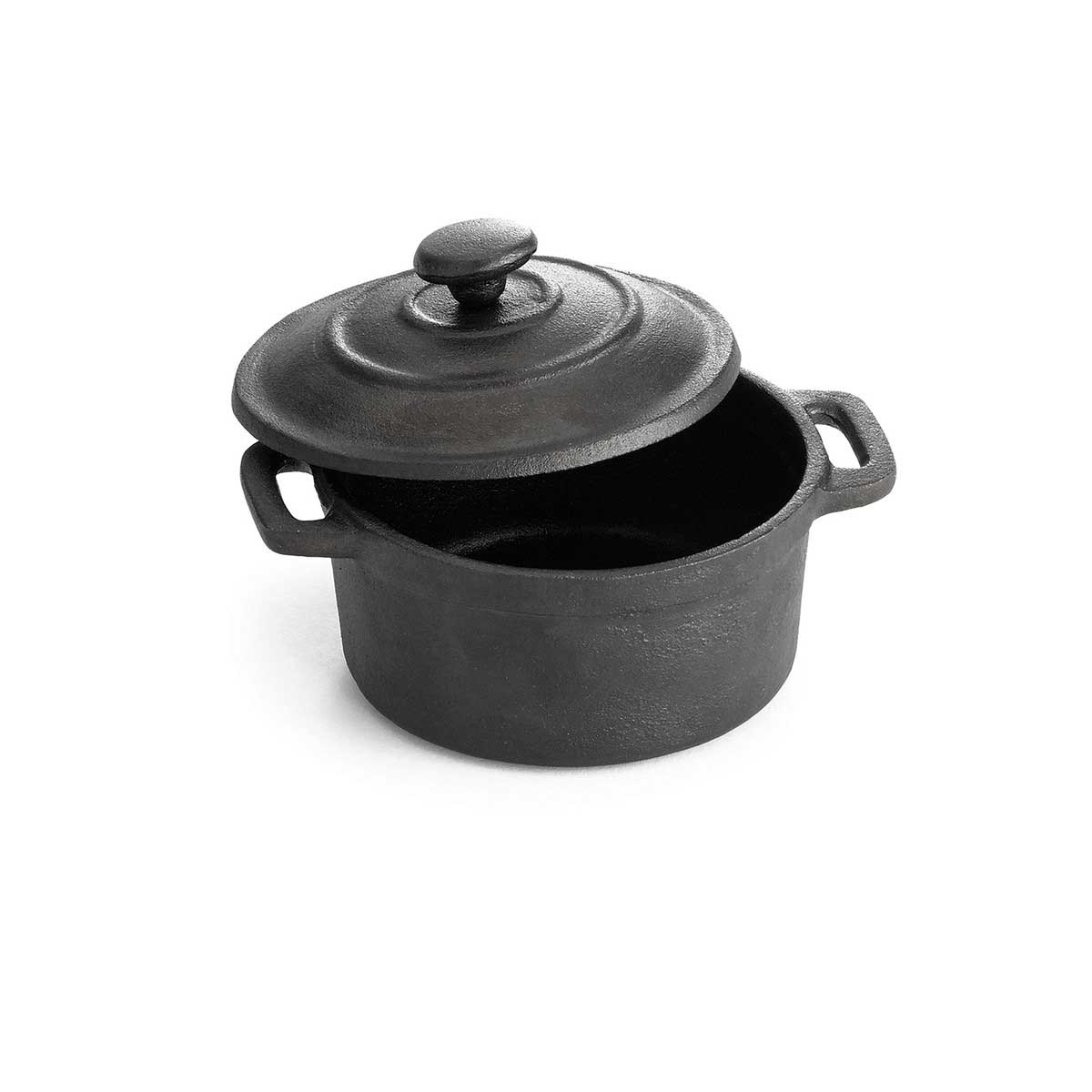 Tablecraft Cast Iron Casserole with Lid, 8 Ounce
