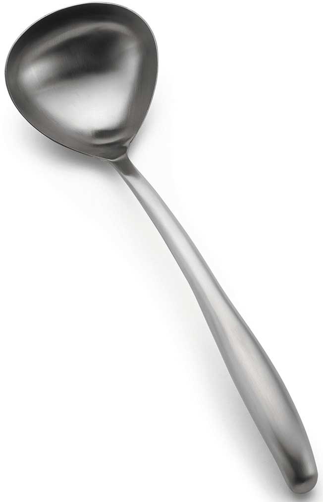 Tablecraft Dalton II Collection 18/8 Stainless Steel Soup Ladle, 4 Ounce