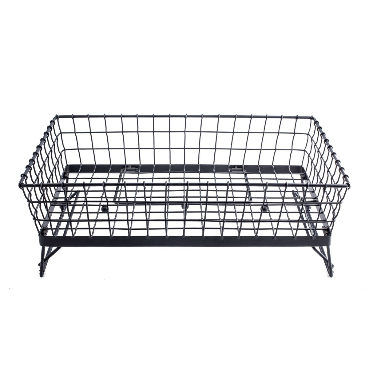 Tablecraft Grand Master Transformer Full Size Rectangular Wire Basket, 20.5 x 12 x 5 inch