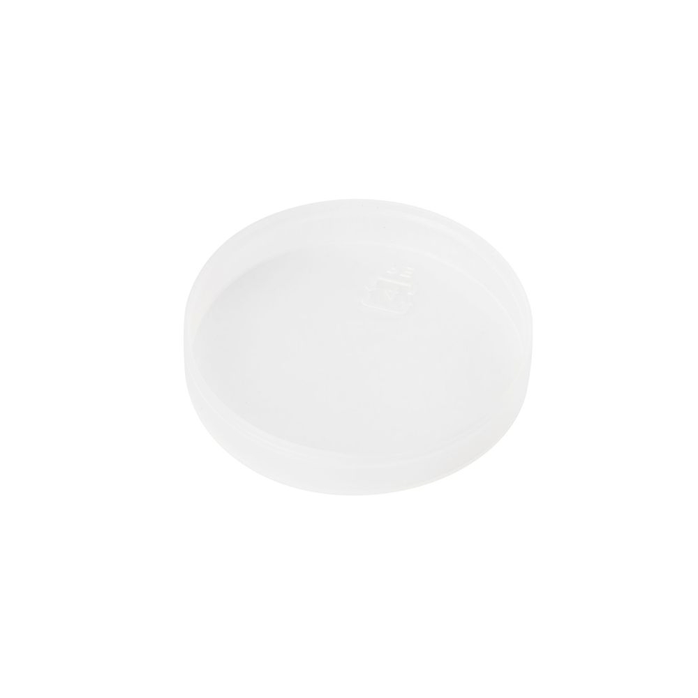 Tablecraft Low Density Polyethylene Clear Replacement Lid for SGJ4 Single Serve Jar, 2.0625 x 2.0625 x .375 inch -- 12 per case