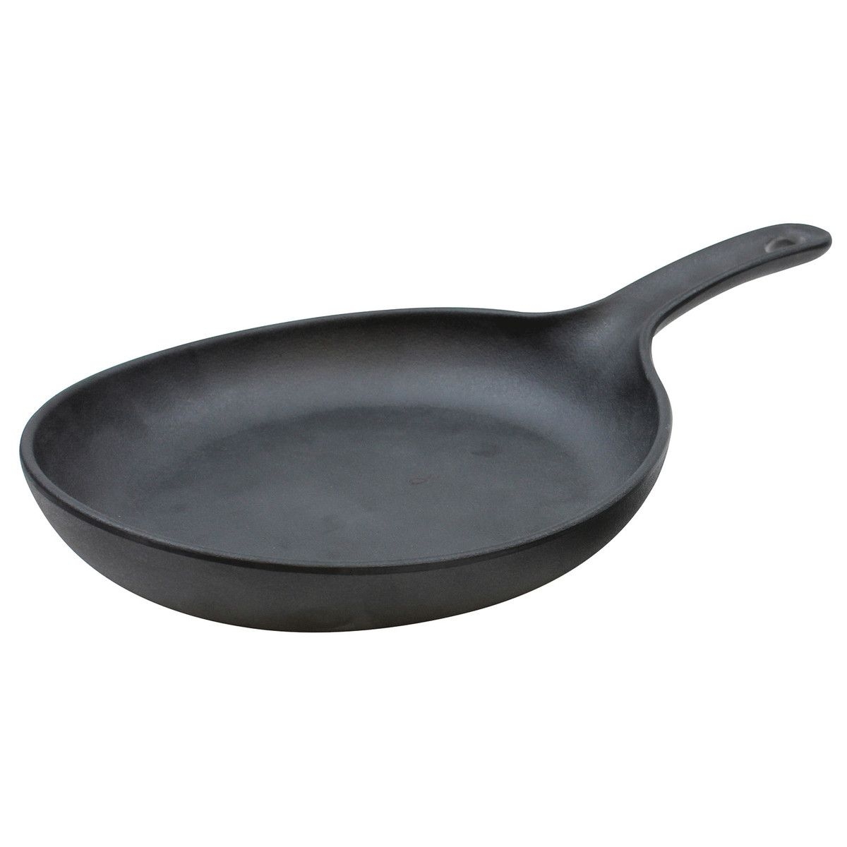 Tablecraft Cast Iron Finish Round Melamine Skillet, 8.5 x 8.5 x 2.25 inch