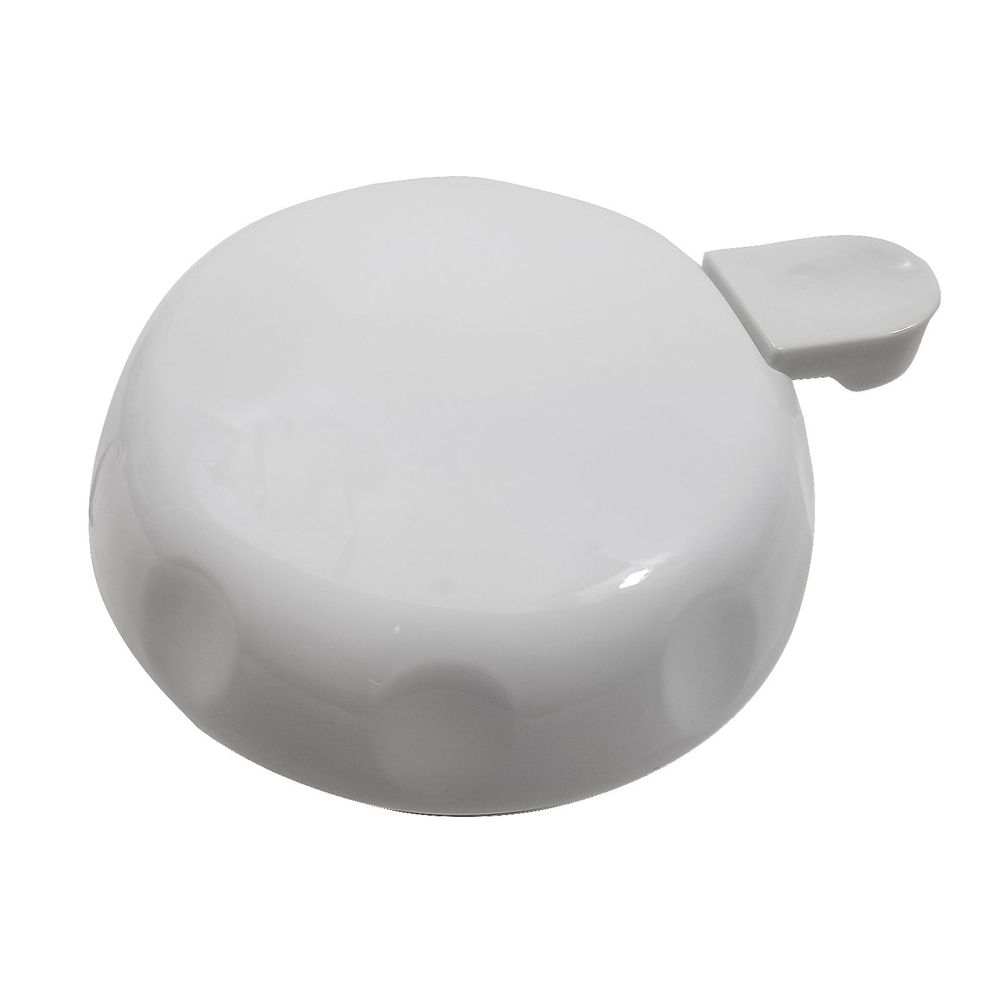 Tablecraft Acrylonitrile Butadiene Styrene White Replacement Lid Fits 1001502 64 Ounce Insulated Swirl Carafe
