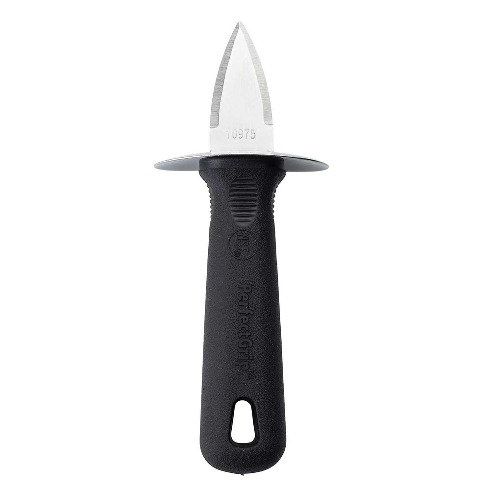 Tablecraft PerfectGrip 420 Stainless Steel Oyster Shucker, 2.375 x 1.625 x 6 inch -- 12 per case