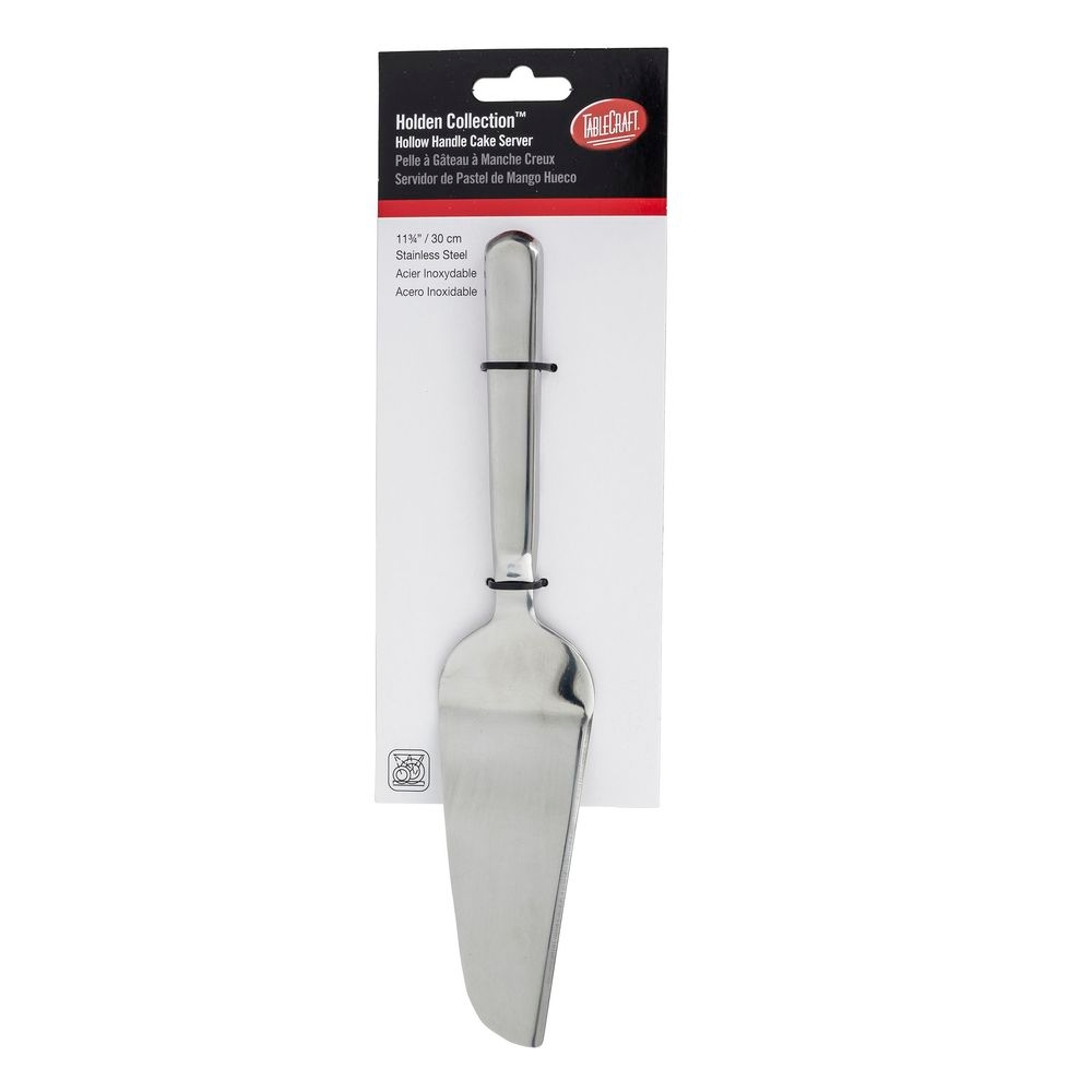Tablecraft Holden Collection 18-8 Stainless Steel Hollow Handle Cake Server, 11 x 2.25 x 1.25 inch -- 12 per case