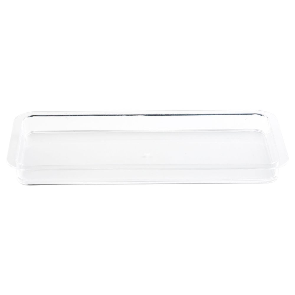 Tablecraft Clear SAN Rectangular Cake Plate Only, 14.75 x 7.25 x 1.125 inch
