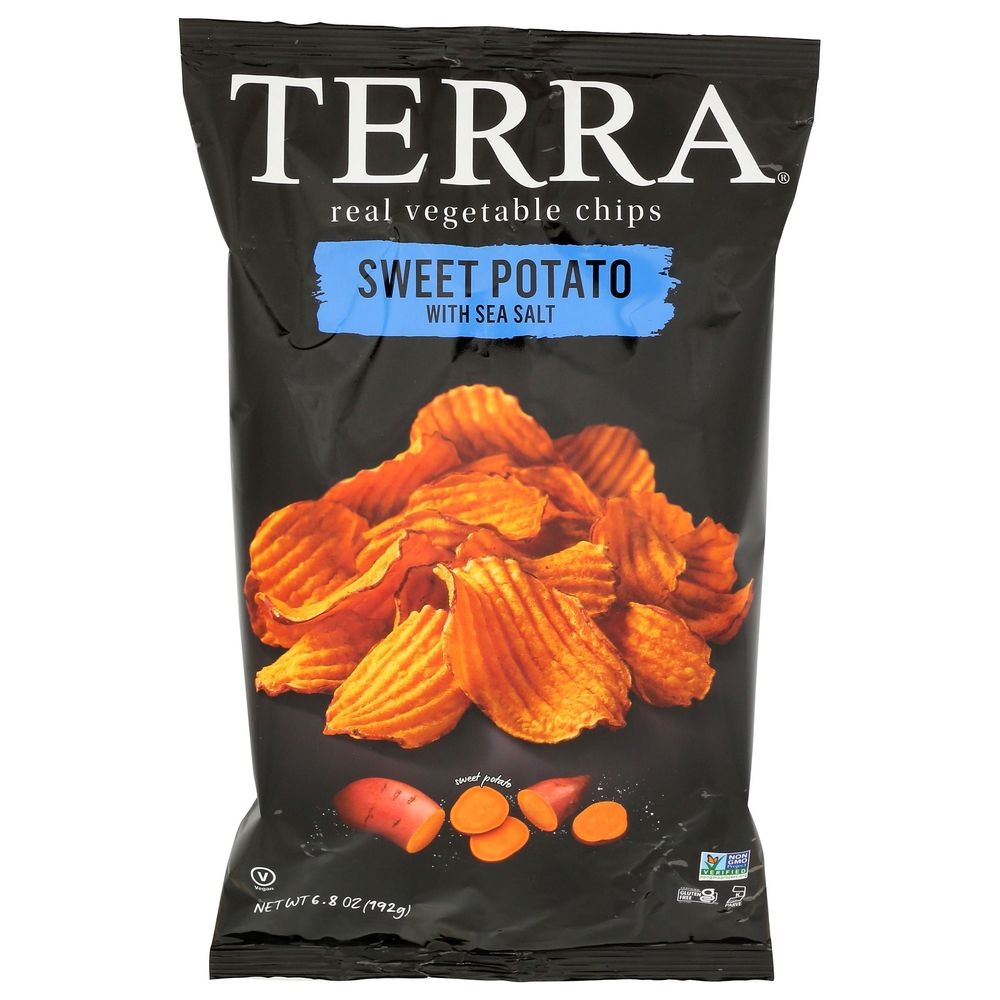 Terra Chips Sea Salt Sweet Potato Chips, 6.8 Ounce -- 6 per case