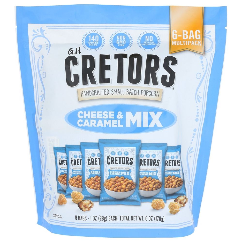 GH Cretors Caramel and Cheese Popcorn, 6 Ounce -- 6 per case