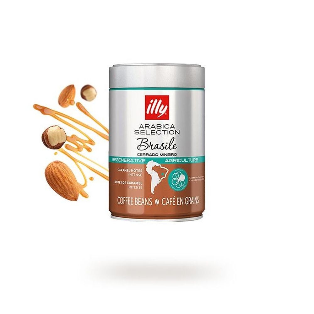 Illy Arabica Selection Brasile Whole Bean Coffee, 8.8 Ounce -- 6 per case
