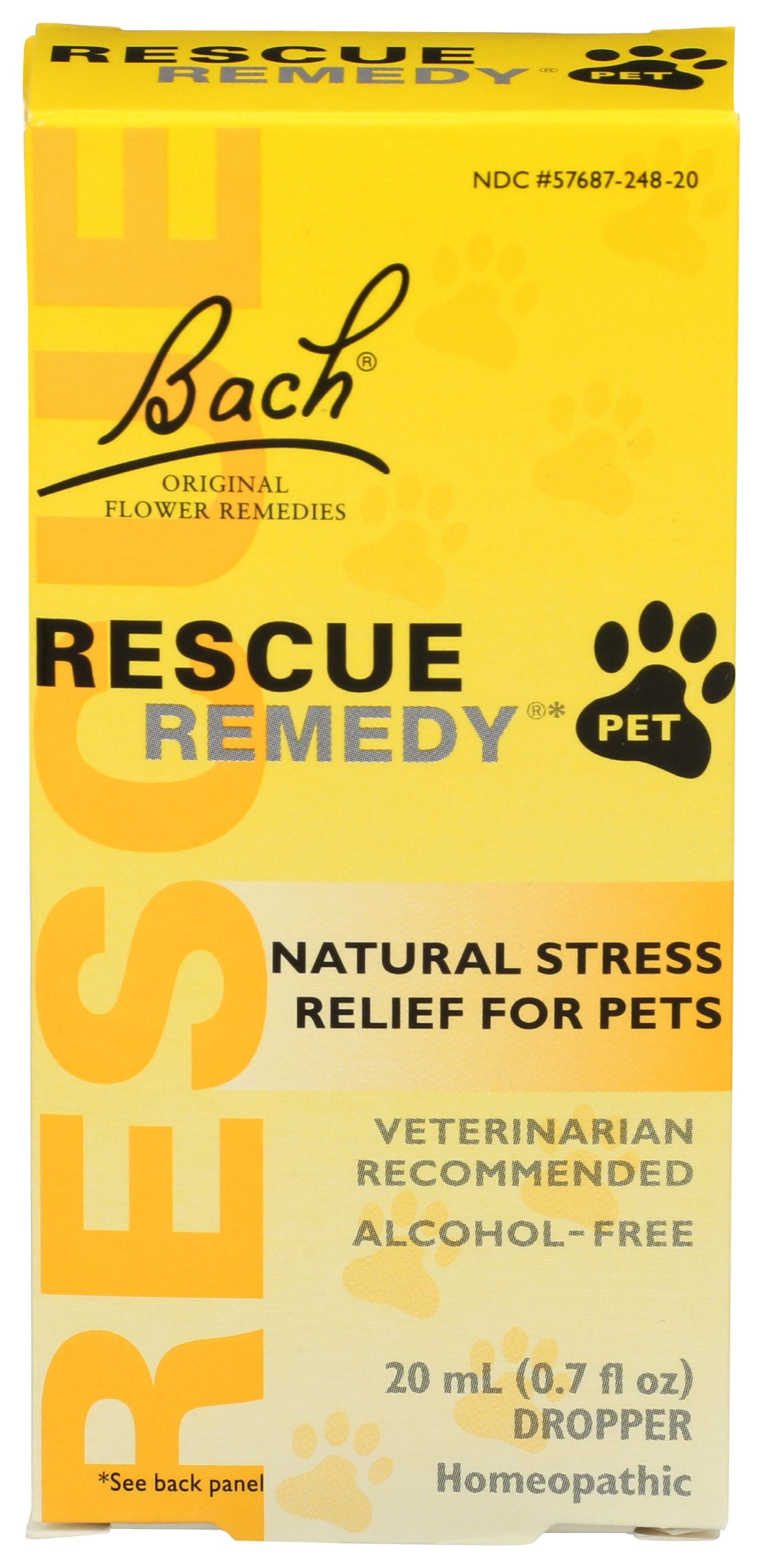 Bach Rescue Remedy Natural Stress Relief for Pet, 20 Milliliter