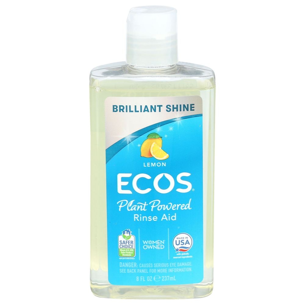 ECOS Lemon Rinse Aid, 8 Ounce