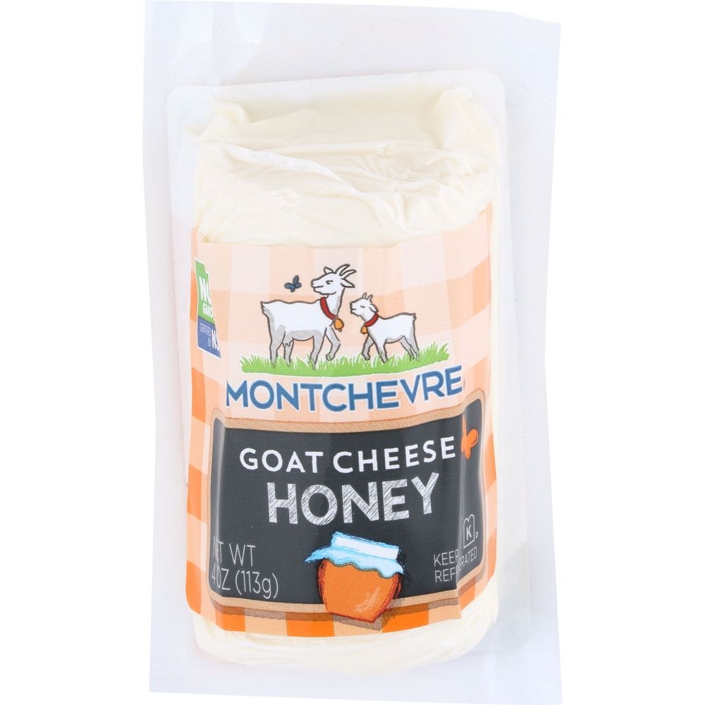 Montchevre Honey Flavor Mini Goat Cheese, 4 Ounce -- 12 per case