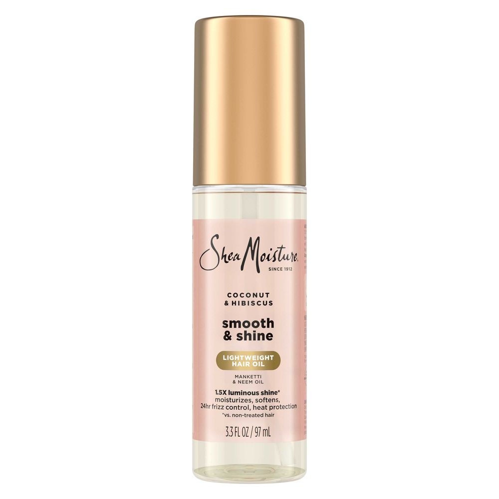 Shea Moisture Coconut Hibiscus Smooth and Shine Oil, 3.3 Fluid Ounce -- 6 per case